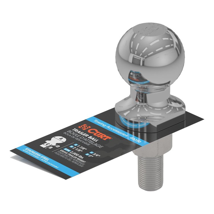 Trailer Hitch Ball Gross Load 2000lbs