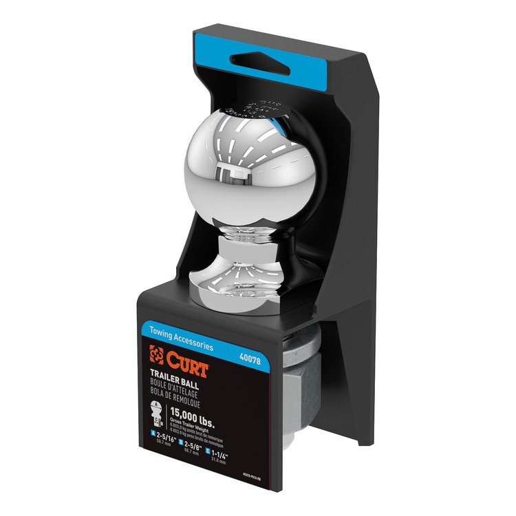 Trailer Hitch Ball Gross Load 15,000 lbs.