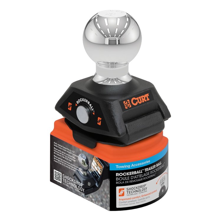 RockerBall Cushion Trailer Hitch Ball Gross Load 7500 lbs.