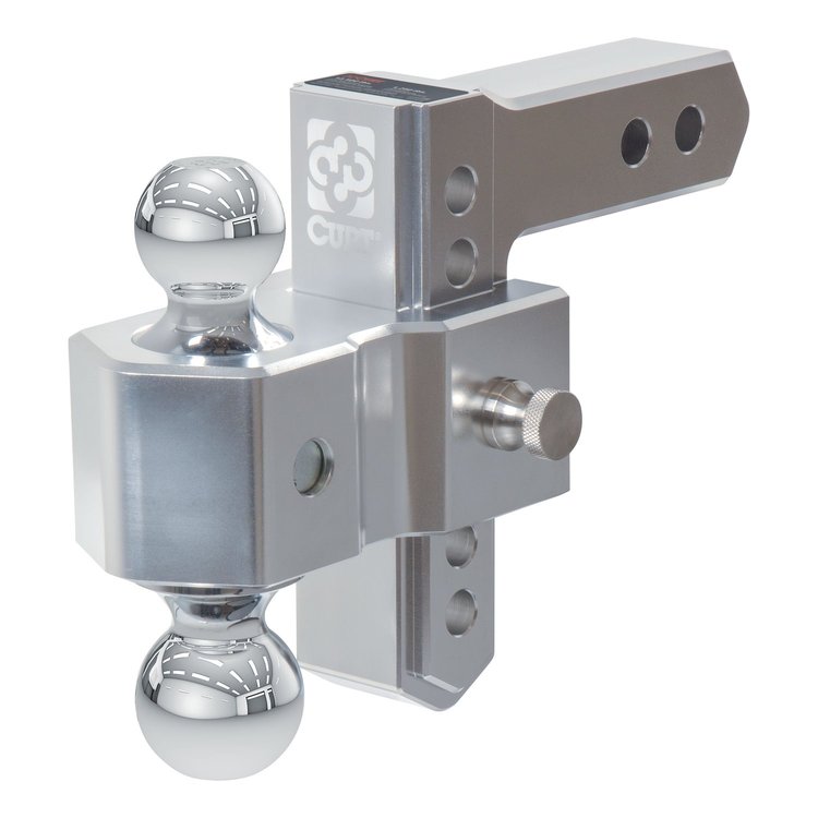 45363 AlumaLite Adjustable Aluminum Hitch with Dual Ball 5-1/2 in. Drop