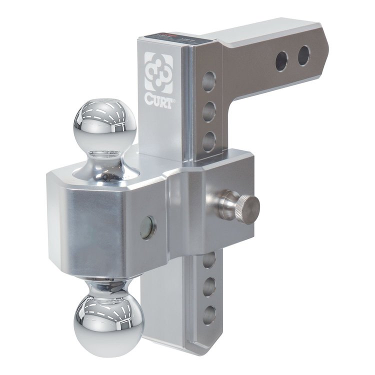 45365 AlumaLite Adjustable Aluminum Hitch with Dual Ball 7-1/2 in. Drop