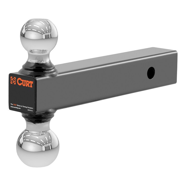 Double Ball Mount 2" Hitch Ball - 7,500lbs GTW/750lbs TW