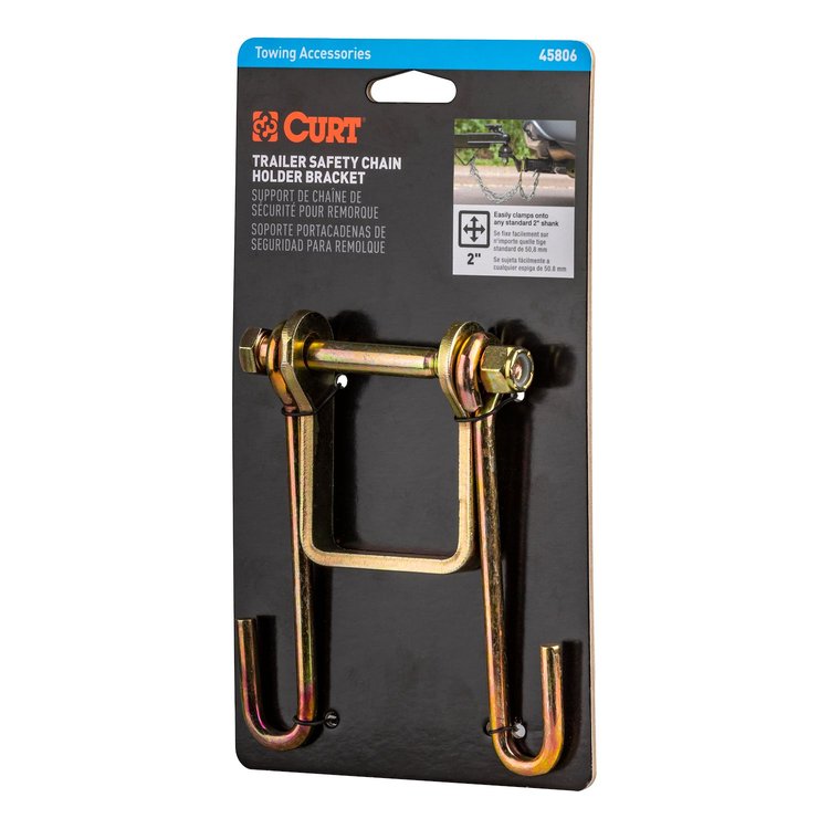Trailer Safety Chain Holder Bracket