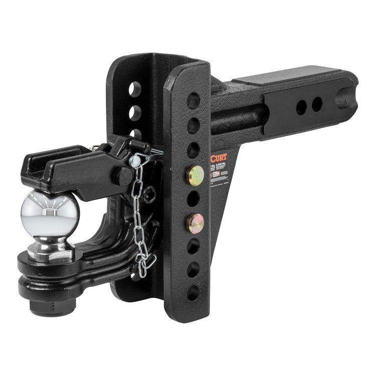 Adjustable Channel Mount with 2 5/16 in. Ball & Pintle
