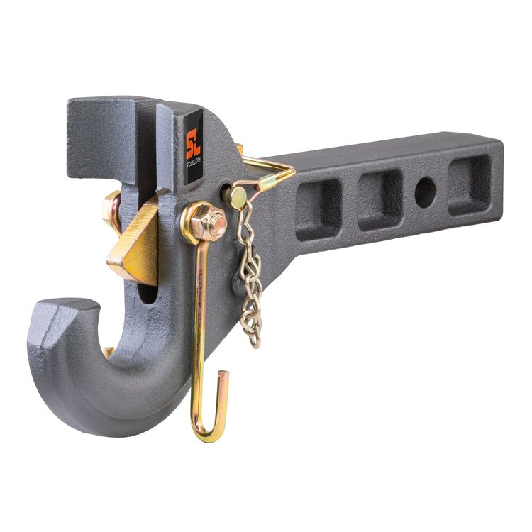 Securelatch Receiver-Mount Pintle Hook [14,000 lbs. Gross Trailer Weight]