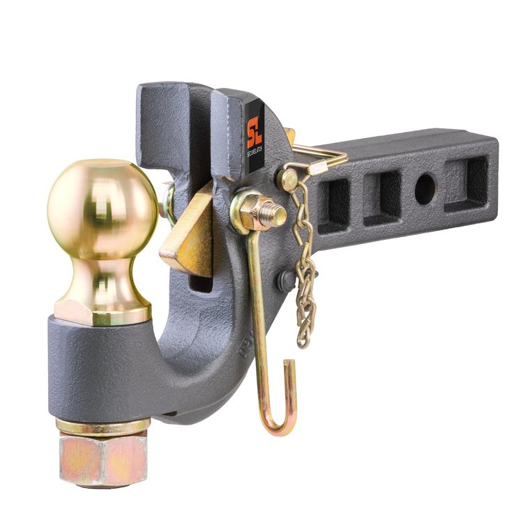 Securelatch Receiver-Mount Ball & Pintle Hitch [14,000 lbs. GTW]