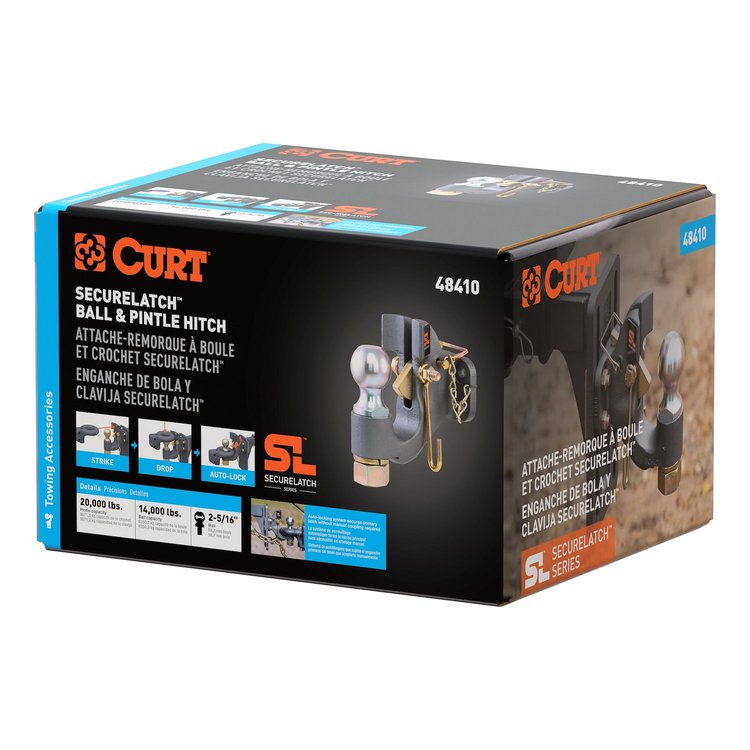 Securelatch Ball/Pintle Hitch [20,000 lbs. Gross Trailer Weight]