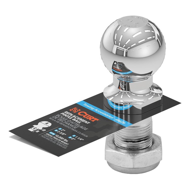 Pintle Hitch Ball Gross Load 10,000lbs