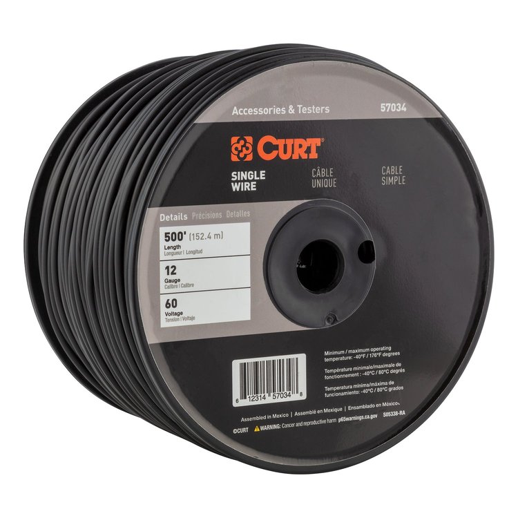 57034 Automotive Primary Wire Black 500 ft. Spool