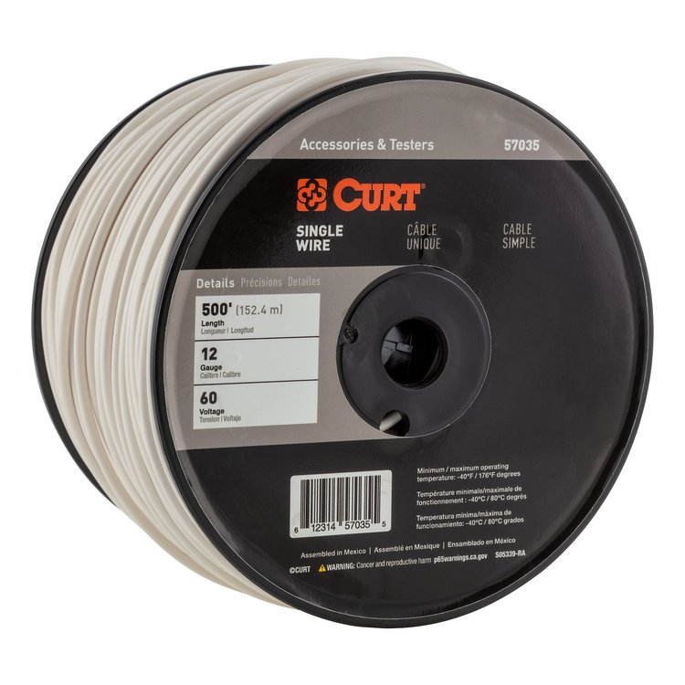 57035 Automotive Primary Wire White 500 ft. Spool