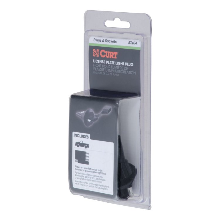 4-Flat Car To 4-Flat Trailer 1.25 in. Round Plug