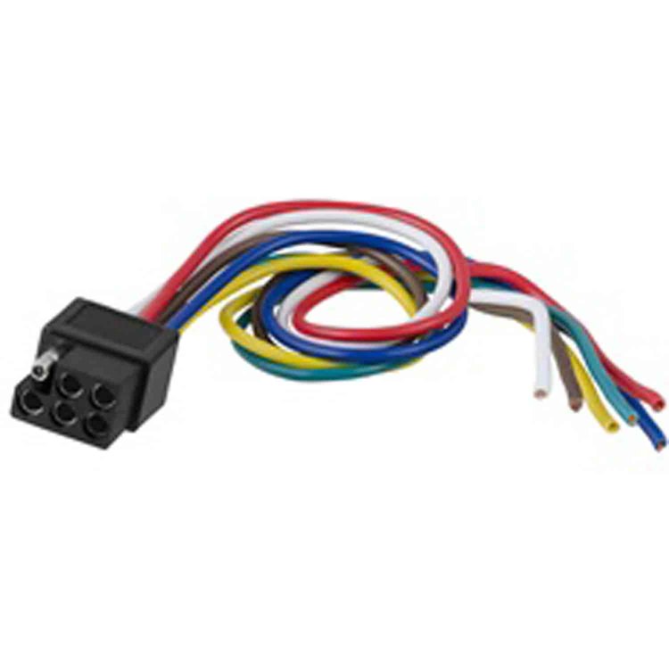 6 WAY SQUARE CONNECTOR 12 VEHICLE END