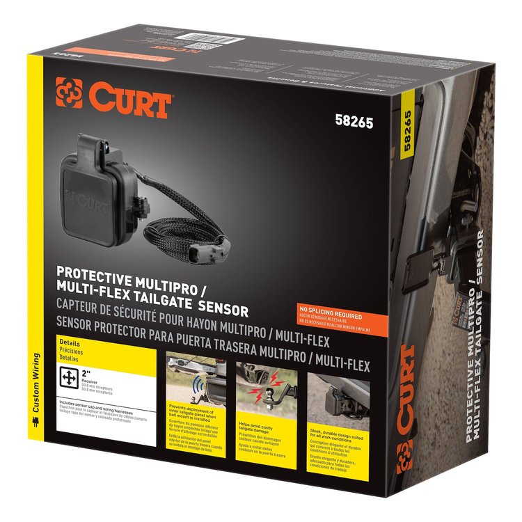 58265 Protective MultiPro/Multi-Flex Tailgate Sensor with 2 in. Hitch Cap