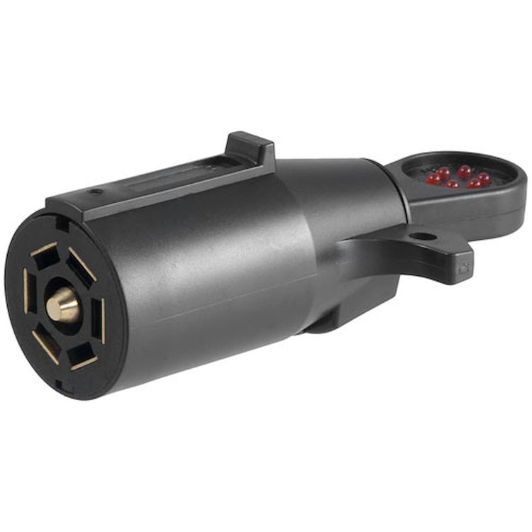 LED Connector Tester 7-Way Round RV Blade