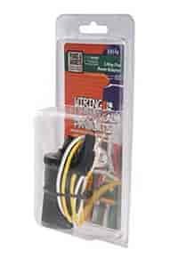 2-Way Flat To Cigarette Lighter Power Adapter Package