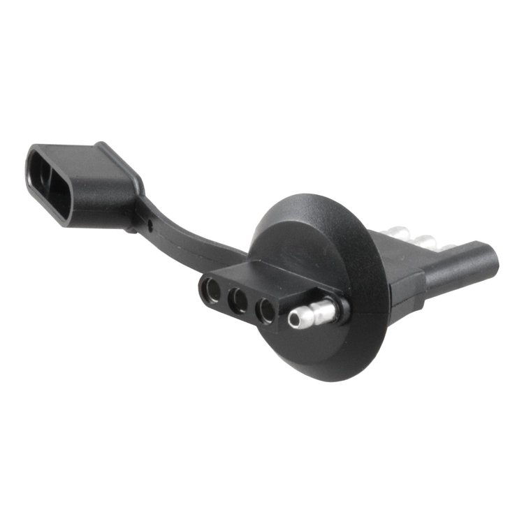 4-Flat Car To 4-Flat Trailer 1.25 in. Round Plug
