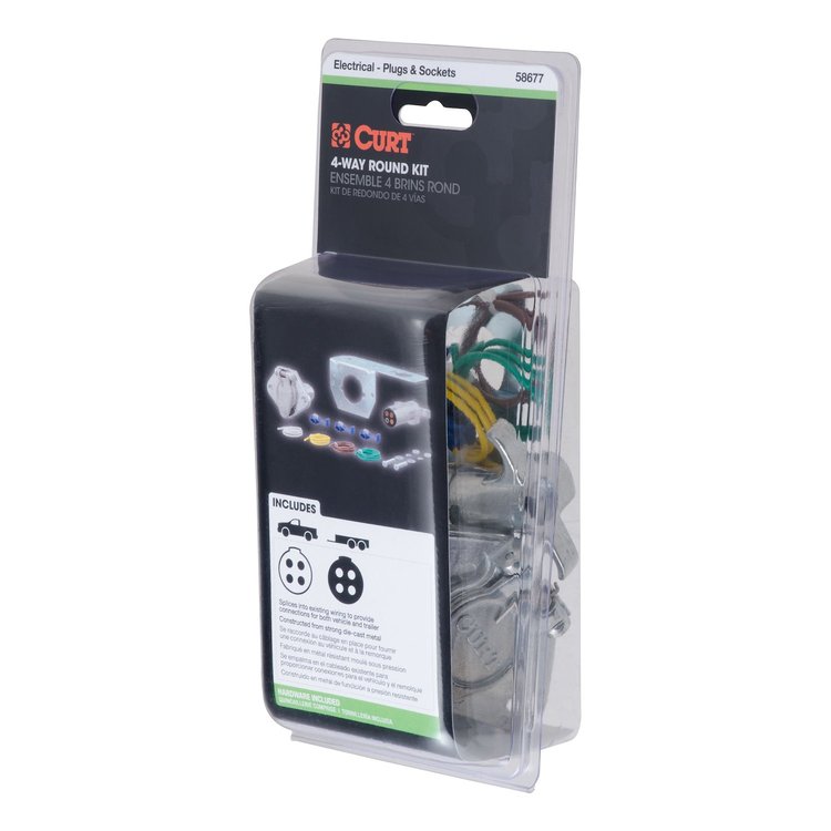 4-Way Round Wiring Connector Die Cast