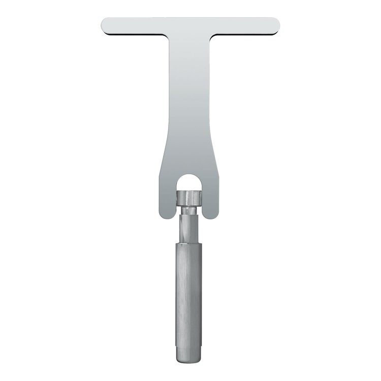 T-HANDLE WITH COTTER PIN FOR FOLDING HITCH BALL