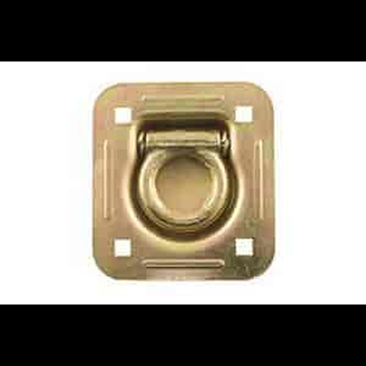 Recessed Tie Down Yellow Zinc Finish