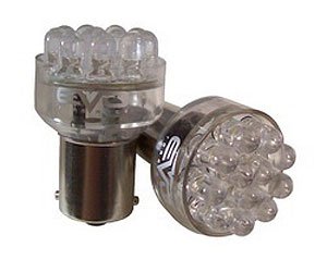 One Pair EVO Formance 1156 White LED Bulb