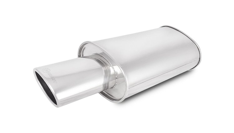 STREETPOWER Oval Muffler 2.5" Inlet