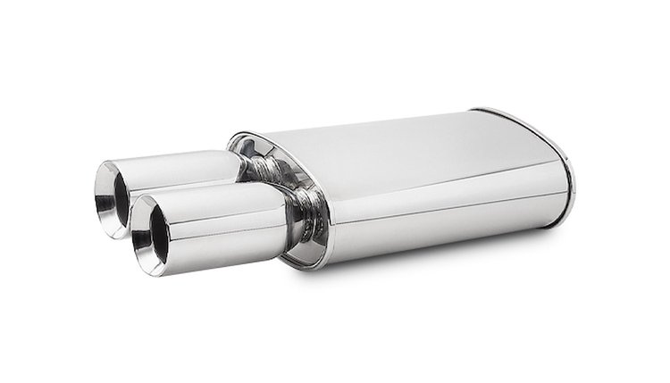 STREETPOWER Oval Muffler 3" Inlet