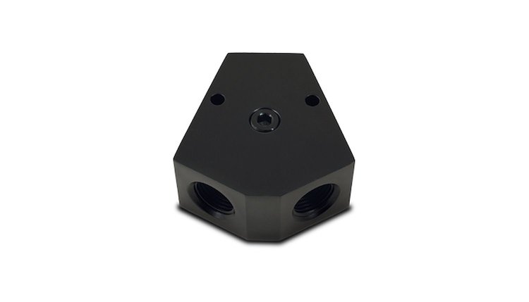 Billet Y Block 1/8" NPT Port