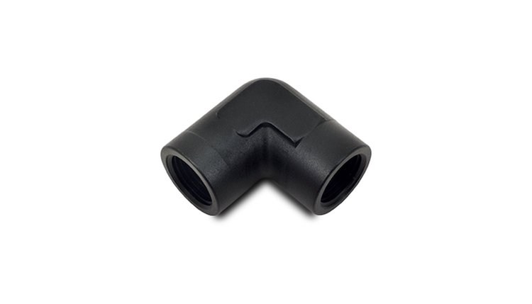 3/8in NPT 90 Degree Female Pipe Coupler Fitting