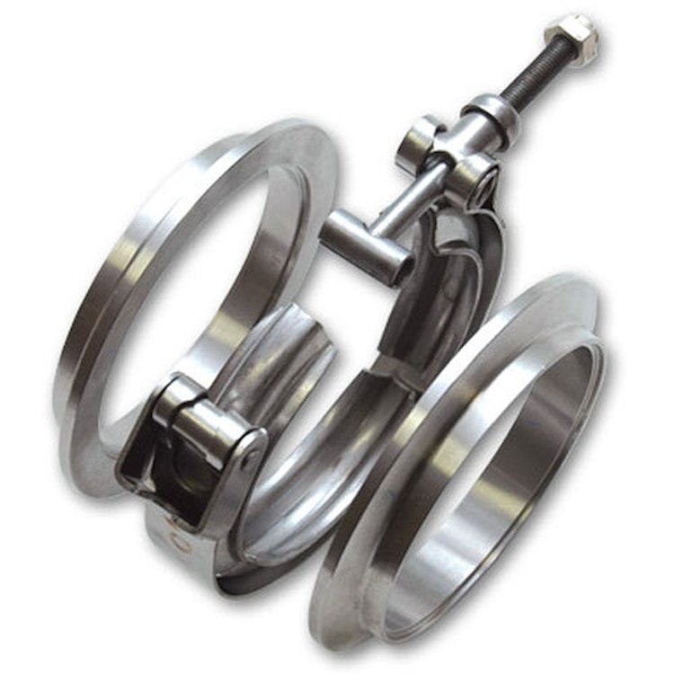 Aluminum V-Band Flange Assembly 2" OD Tubing