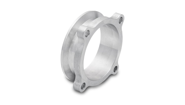 11739S Stainless Steel Turbo Inlet Flange for GT30, GT35, T3 [4-Bolt to V-Band Adapter]