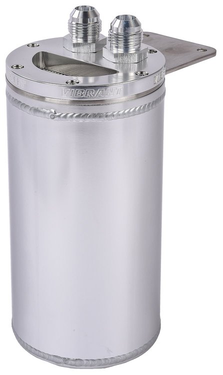 Universal Oil Breather Catch Can Tank Recessed Top Filter