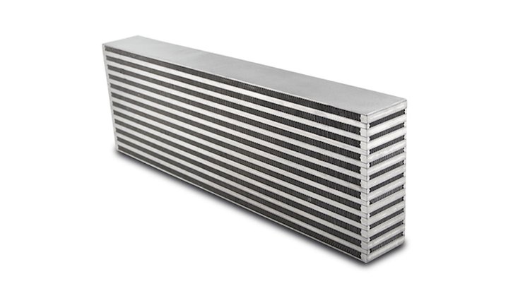 Horizontal Flow Intercooler Core, 24" Wide x 7.75" High x 3" Thick