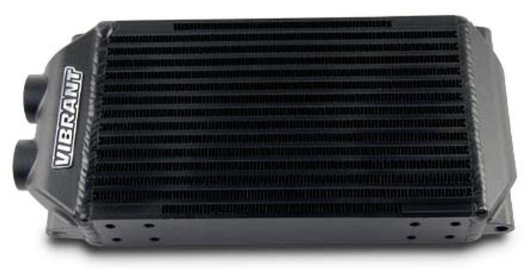 12952 Bar and Plate Oil Cooler Assembly [10 in. L x 2 in. W x 6 in. H, Dual Pass]