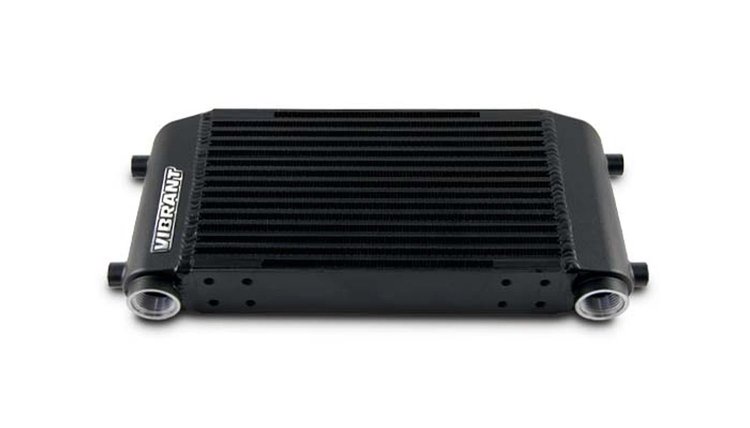 12953 Bar and Plate Oil Cooler Assembly [10 in. L x 2 in. W x 6 in. H, Single Pass]