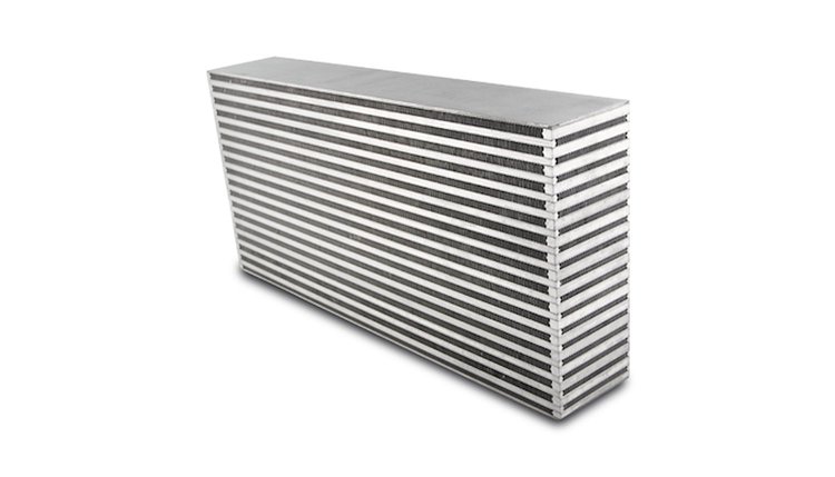 Horizontal Flow Intercooler Core, 25" Wide x 11.75" High x 4.5" Thick