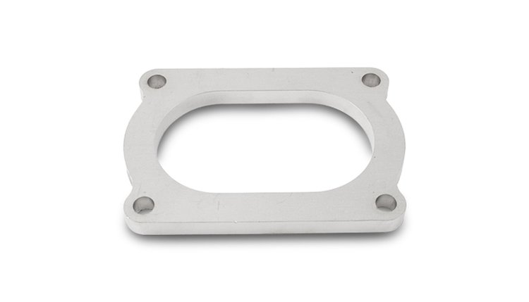 4-Bolt Stainless Steel Flange 3" Nominal Oval Tubing
