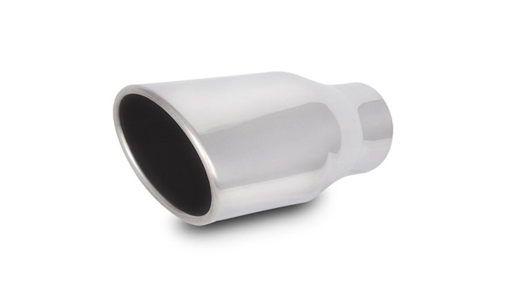 4.5" x 3" Oval Stainless Steel Exhaust Tip Single Wall