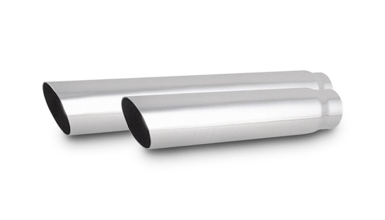 4" Round Stainless Steel Exhaust Tip Single Wall