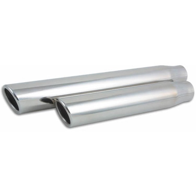 3" Round Stainless Steel Exhaust Tip Single Wall