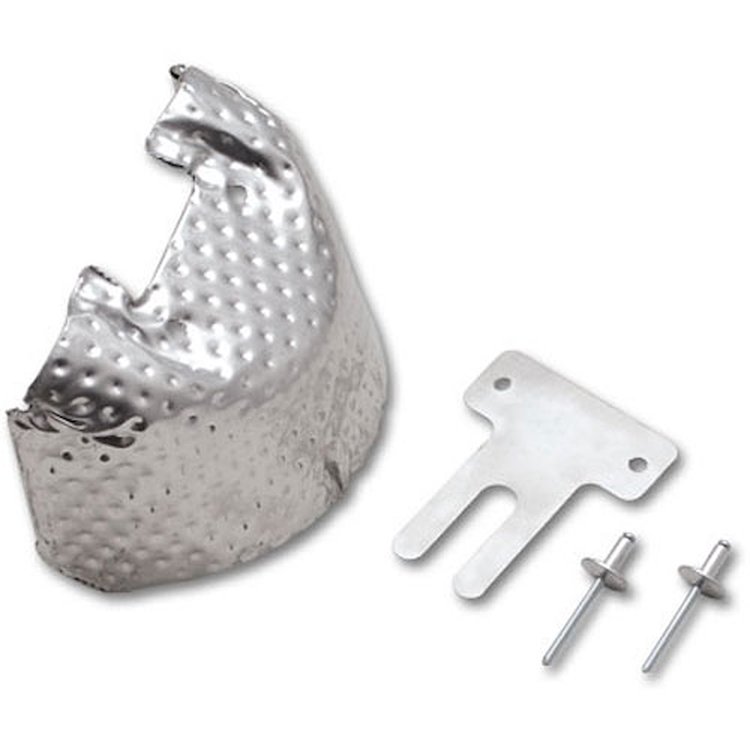 Engine Mount Heat Shield Kit Includes heat shield brackets rivets and installation instructions