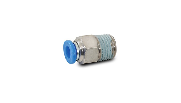 Male Straight One-Touch Fitting 1/4" NPT Thread