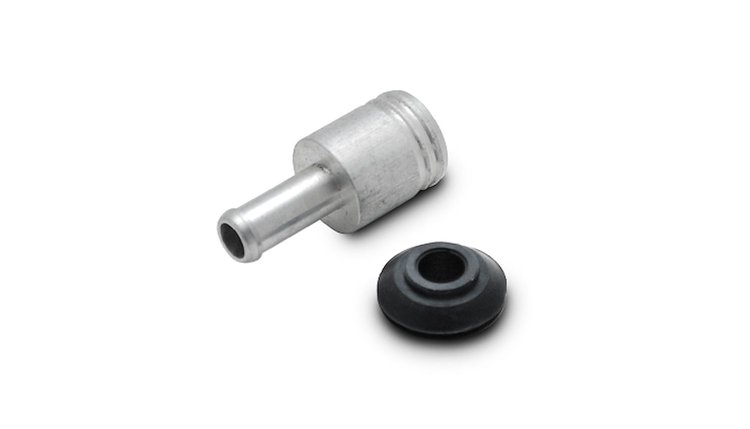 Aluminum Universal Vacuum Line Fitting 19mm O.D.