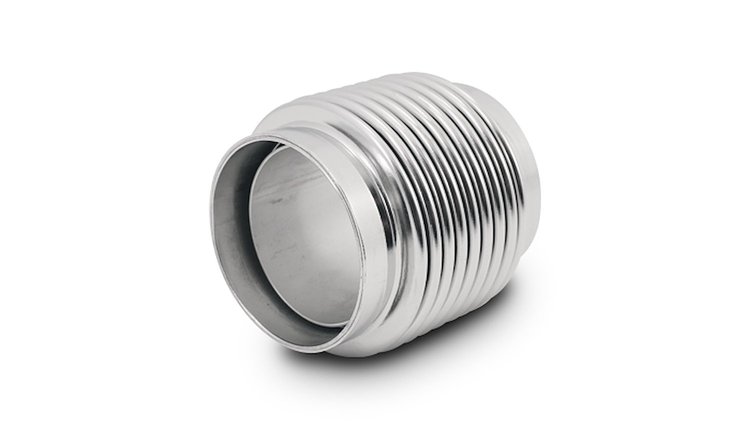 Bellows Assembly with Solid Liner/End Cap - 1.500 in. Inlet/Outlet Diameter, 2.750 in. Overall Length