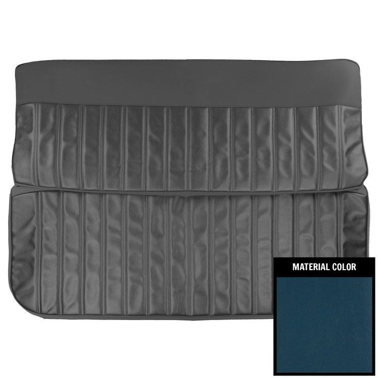 60TS03B Vinyl Front Bench Seat Cover for 1960-66 Chevrolet & GMC Truck Blue