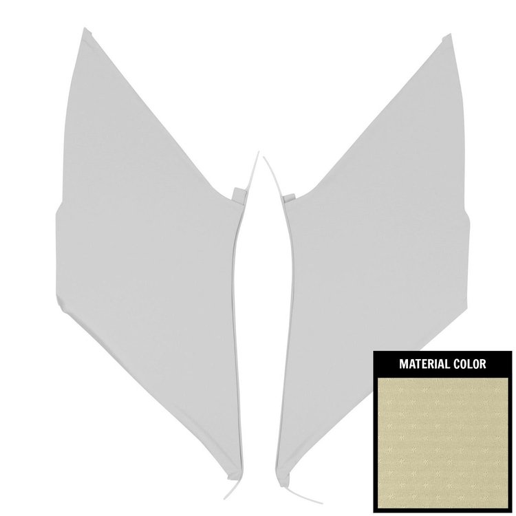 62BHB115C Star Earmuff Boards for 1962-1964 Chevrolet Impala Fawn