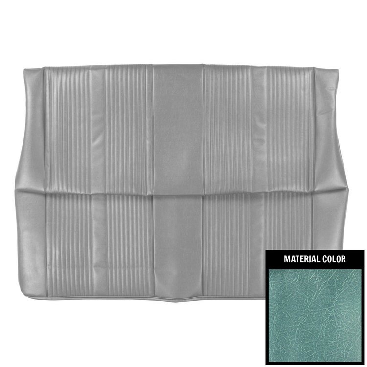 62GS56V Rear Seat Cover for 1962 Pontiac Lemans/Tempest Convertible Light Blue