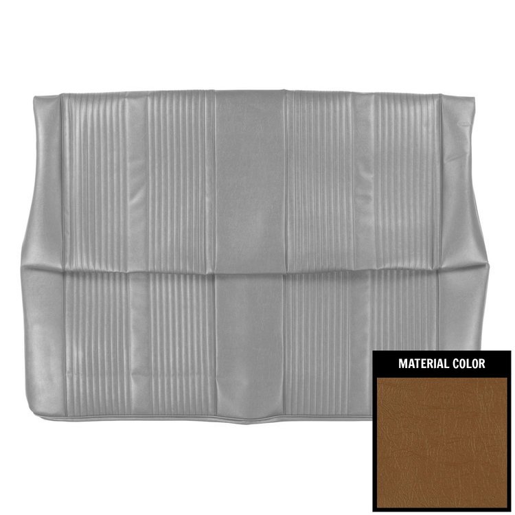 62GS65V Rear Seat Cover for 1962 Pontiac Lemans/Tempest Convertible Saddle
