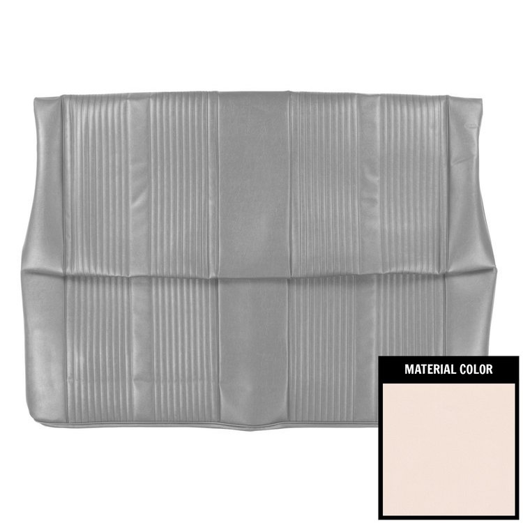 62GS69V Rear Seat Cover for 1962 Pontiac Lemans/Tempest Convertible White