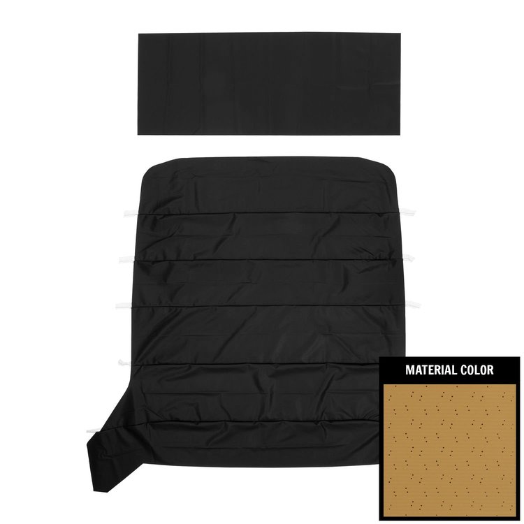 62XH112BS 5-Bow Perforated Headliner for 1962-1965 Chevrolet Nova Sedan Buckskin