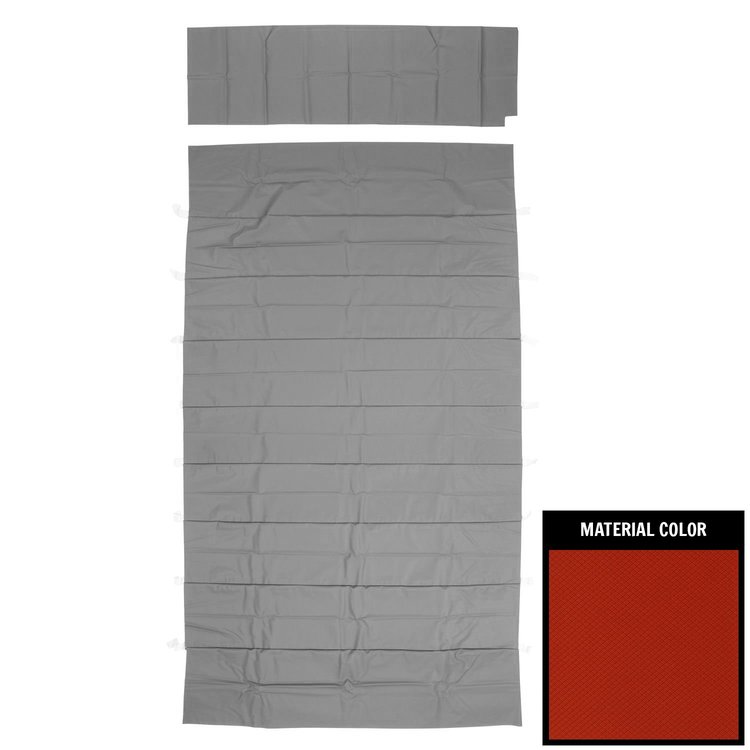 62XHW102A Basketweave Headliner for 1962-1965 Chevrolet Nova Wagon Bright Red